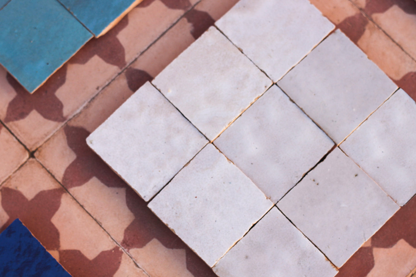 Bright White Moroccan Zellige Tile