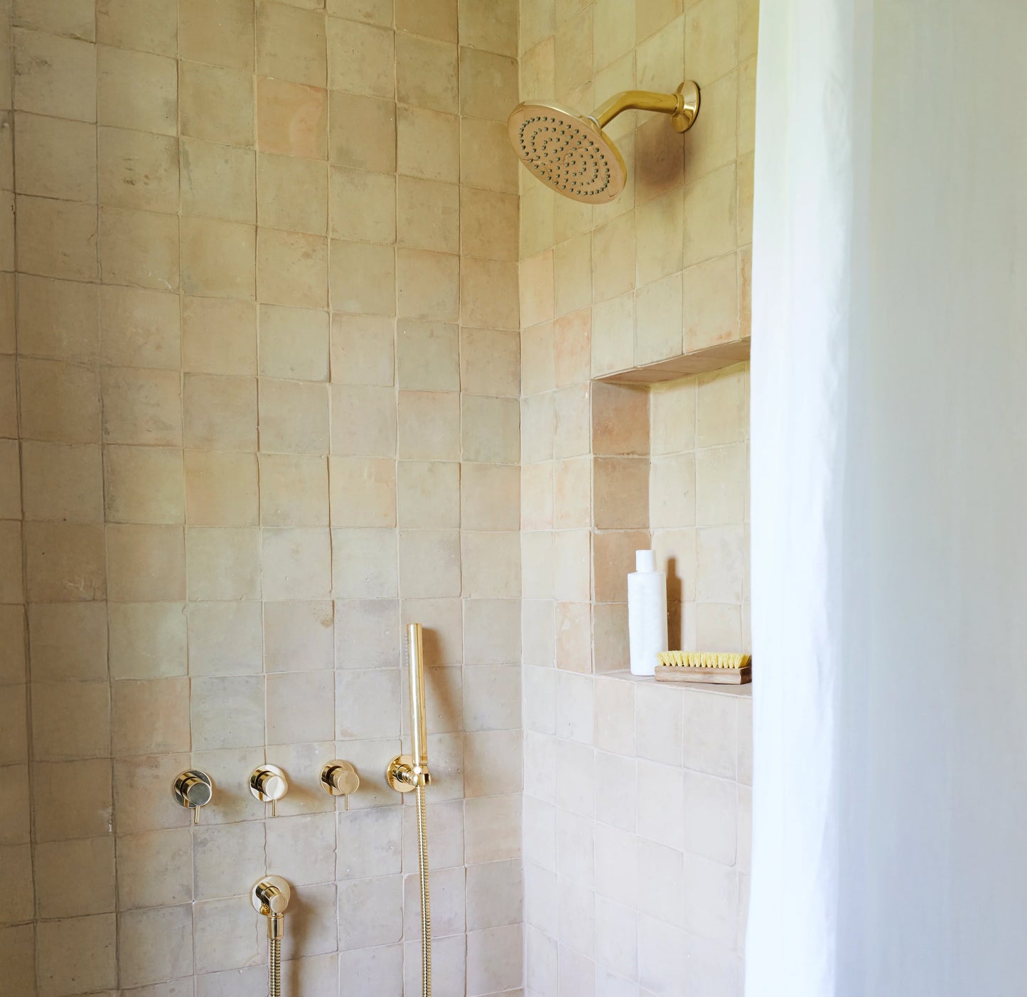 Raw Unglazed Square Zellige Tile | Authentic Moroccan Mosaic Tile