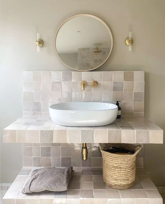 Cream Oyster Zellige Tile