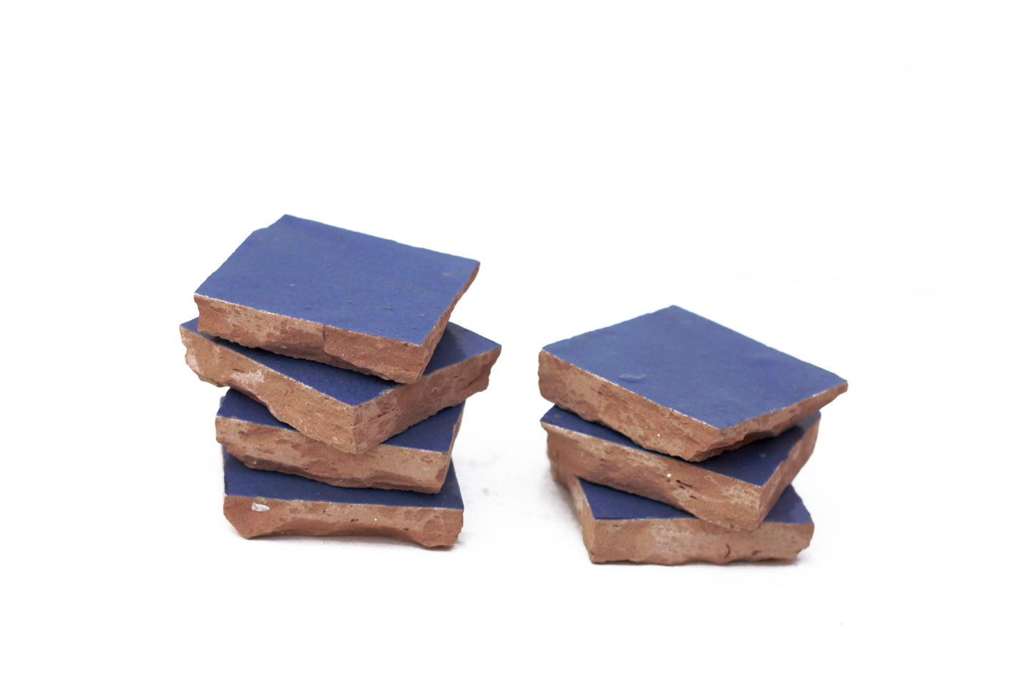 Portugese Blue Square Zellige Tile | Authentic Moroccan Mosaic Tile