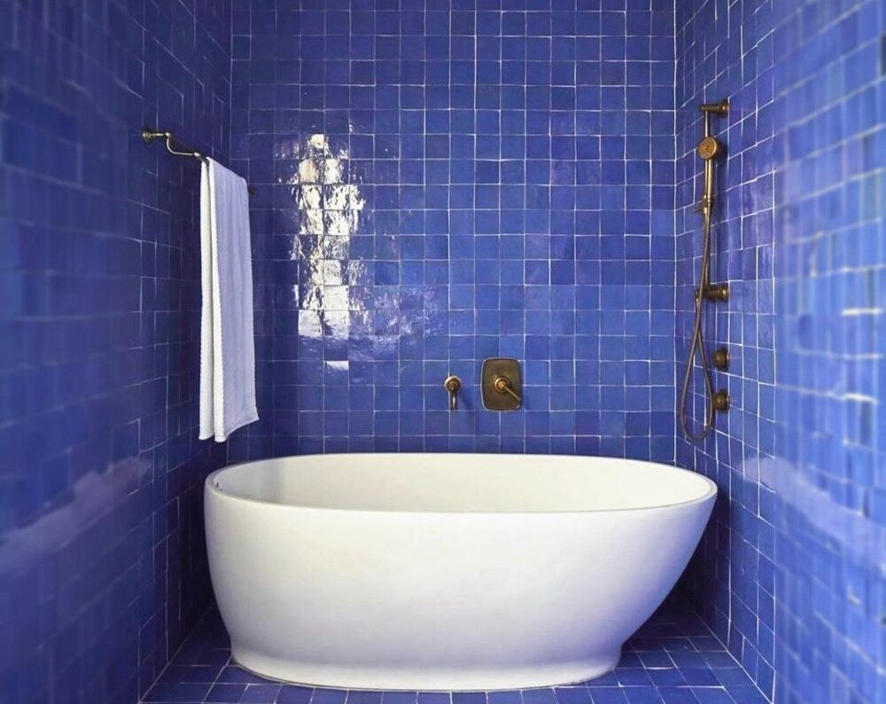 Portugese Blue Zellige Tile