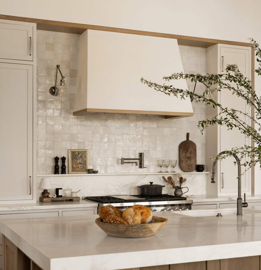 Why Studio McGee’s Use of Zellige Tile Backsplash Works So Beautifully in This Tahoe Pines Kitchen Design