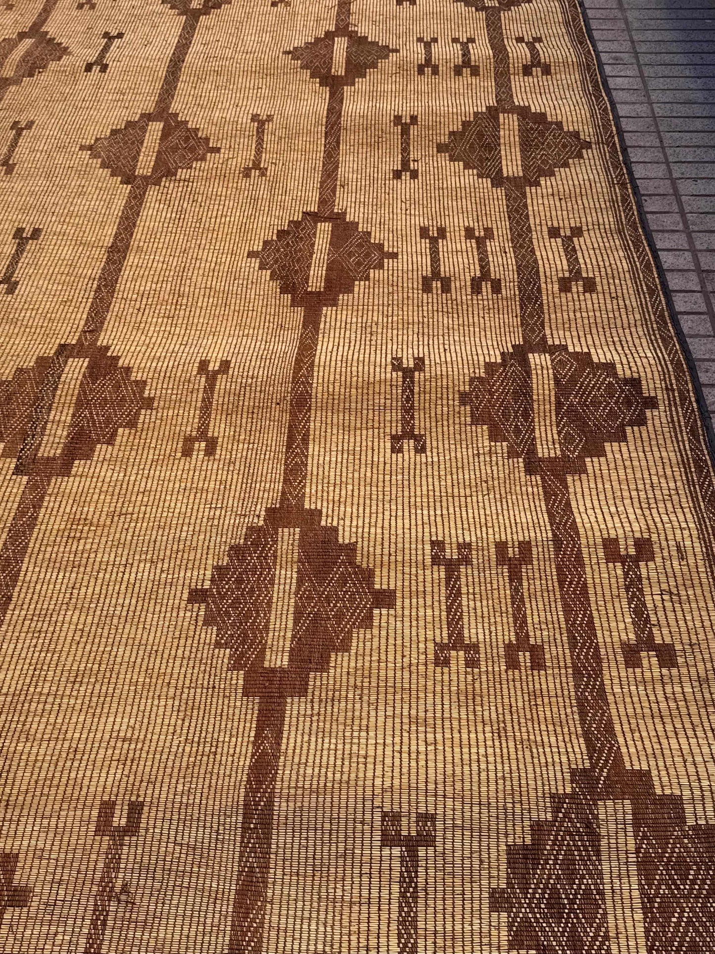 Tuareg Mat African Tuareg Mat Handmade Woven Rug 012