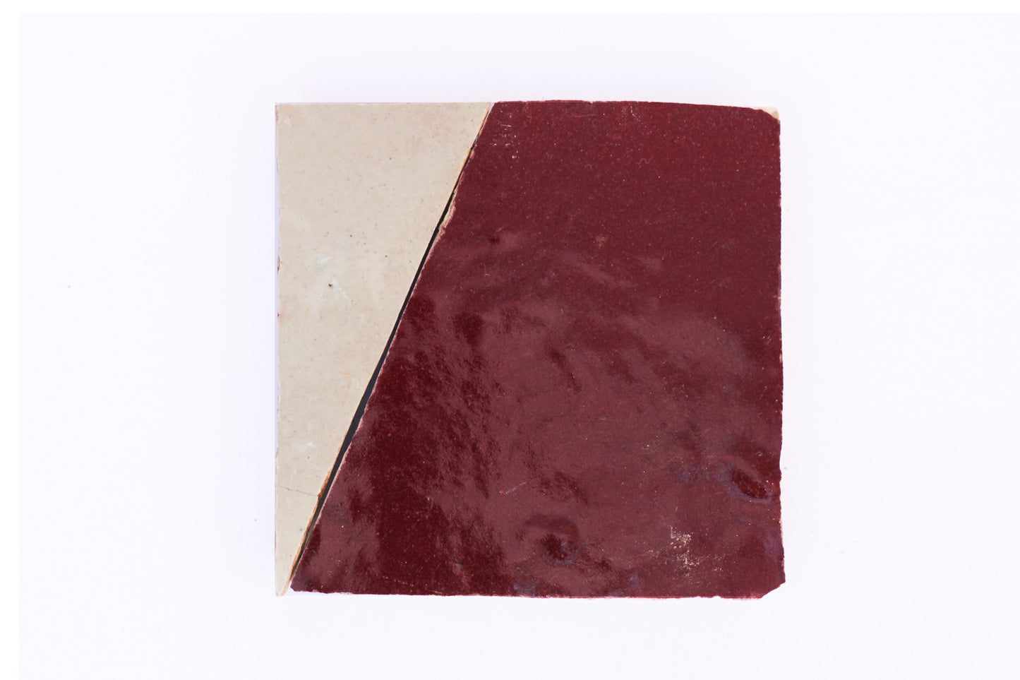 Geometric Triangle Zellige Tile | Authentic Moroccan Mosaic Tile