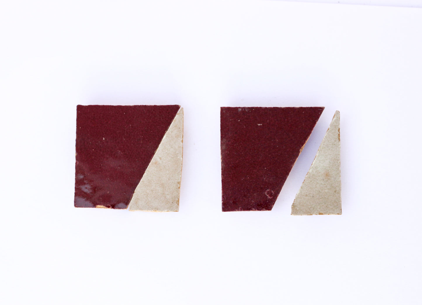 Geometric Triangle Zellige Tile | Authentic Moroccan Mosaic Tile