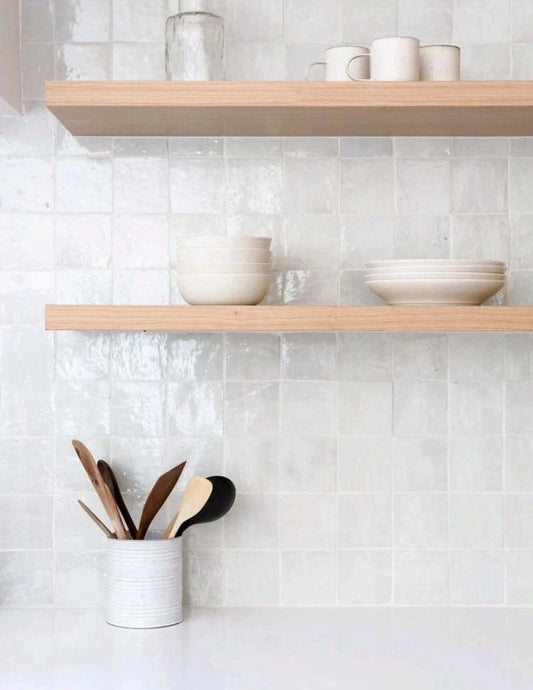 1.5 M2 of White 10cm Zellige Tile for JC