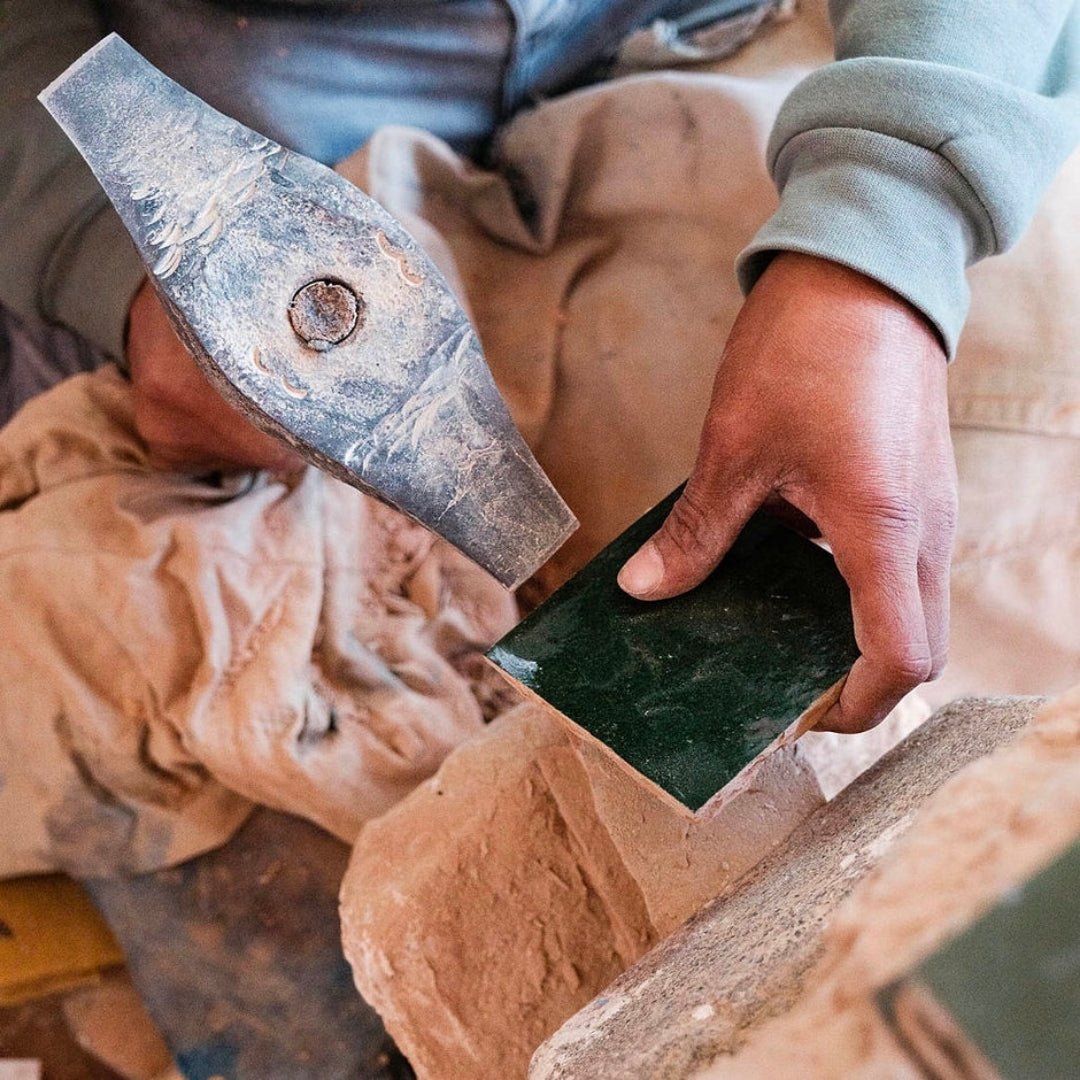 Handmade Moroccan Zellige Tiles Handcut by traditional-artisans