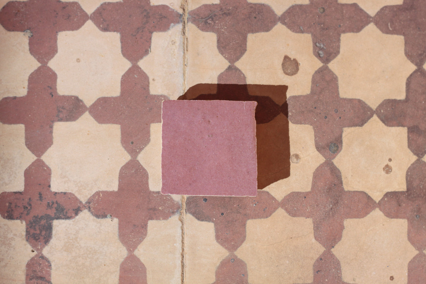 Rose Pink Moroccan Zellige Tile | Authentic Moroccan Mosaic Tile
