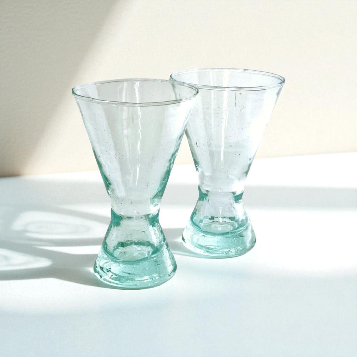 Moroccan Beldi Glasses Handcrafted Martini Glass Set of 6