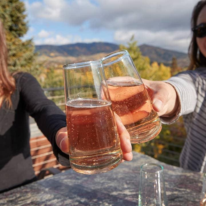 Handmade Moroccan Beldi champagne glasses