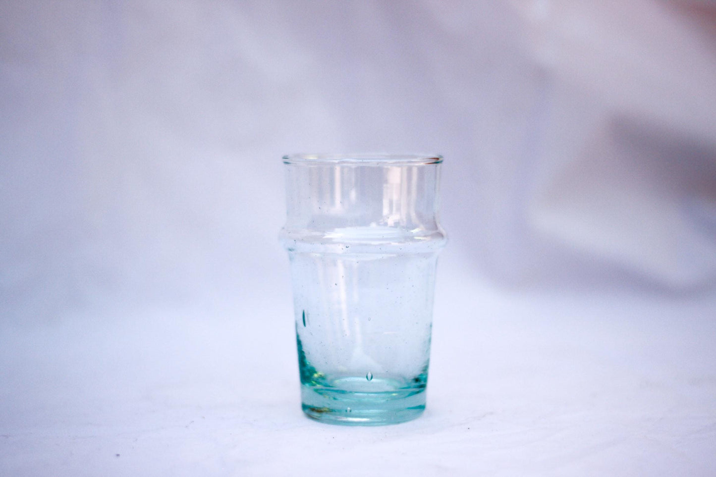 Beldi Moroccan tea glasses handmade recycled glasses