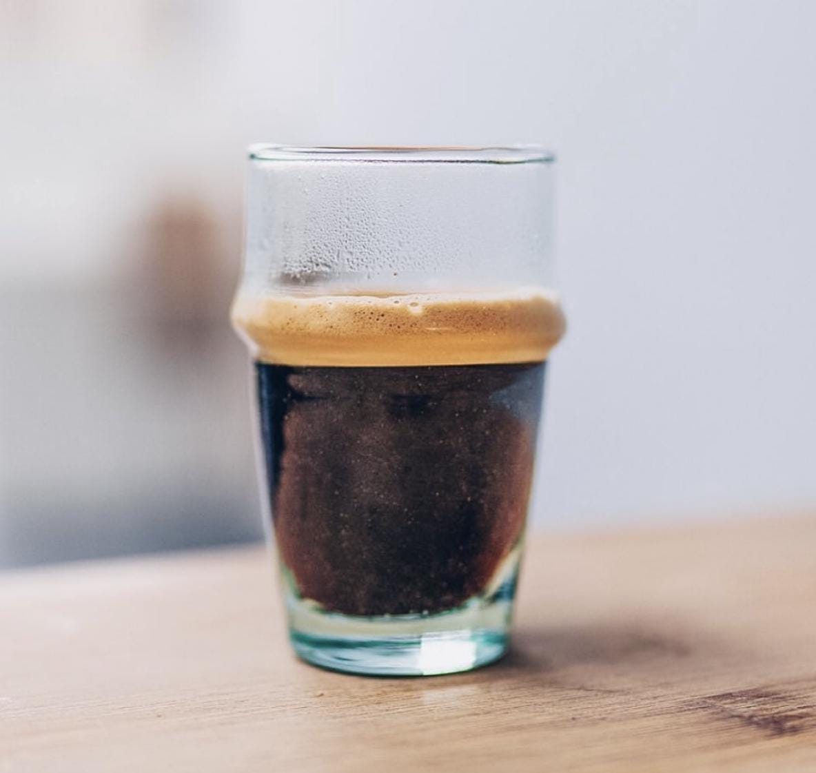 Beldi Moroccan tea glasses handmade recycled glasses