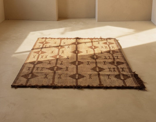 Tuareg Mat African Tuareg Mat Handmade Woven Rug 012