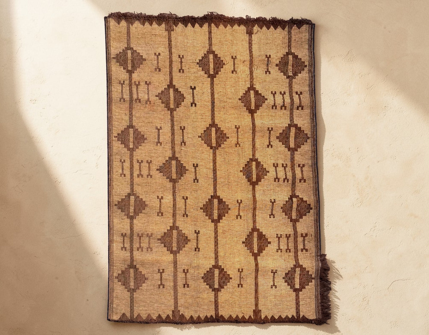 Tuareg Mat African Tuareg Mat Handmade Woven Rug 012
